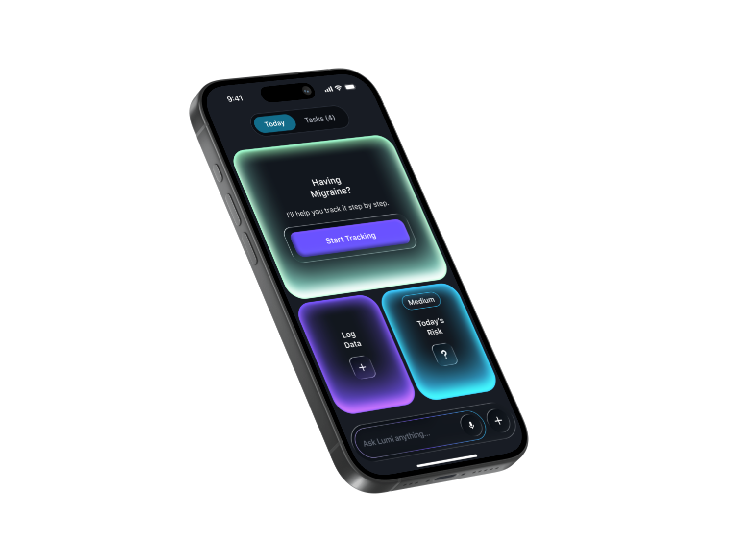 The Calmside app on iPhone